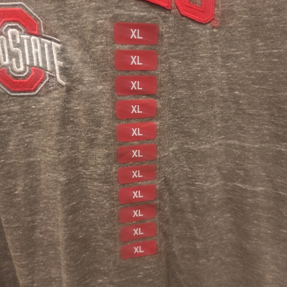 Ohio State Buckeyes Size XL Champion T Shirt Gray Short Slee - Picture 3 of 12